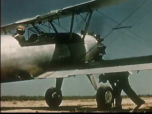 Biplane on the Line