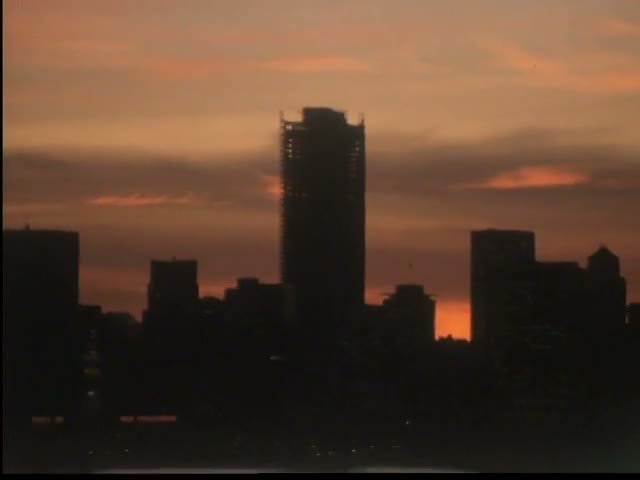 Burning Sunset Skyline